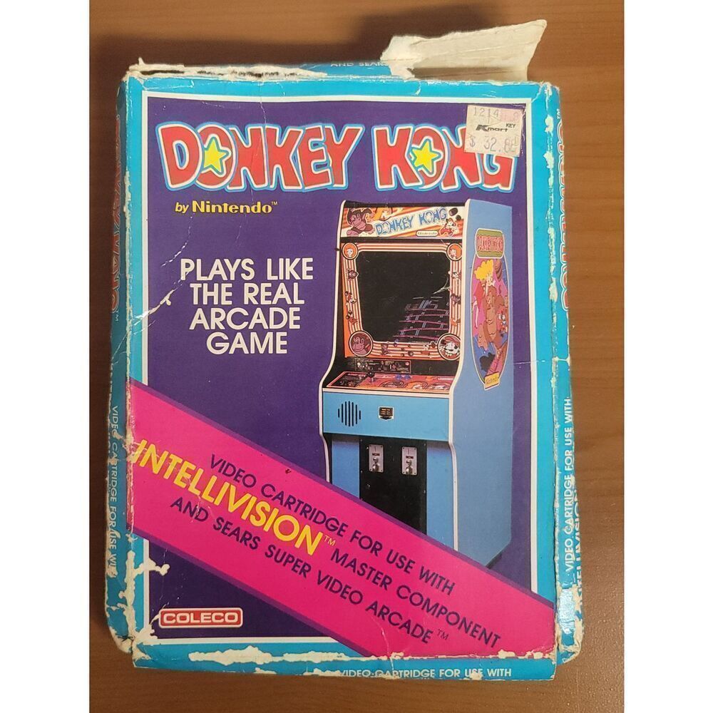 Vintage 1982 Donkey Kong Intellivision #A48